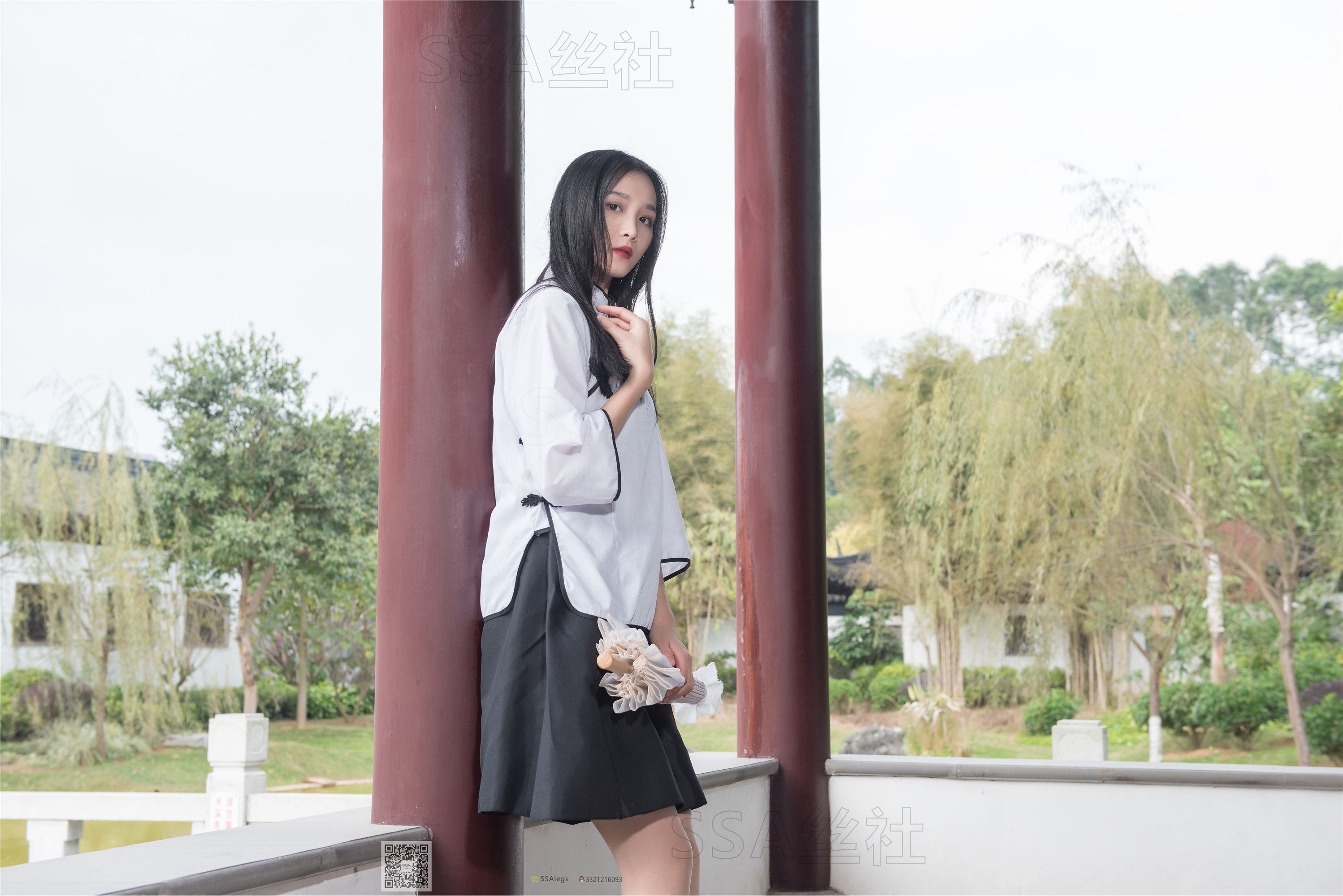 SSA丝社 超清写真 NO.068 君君 民国学妹肉丝白袜